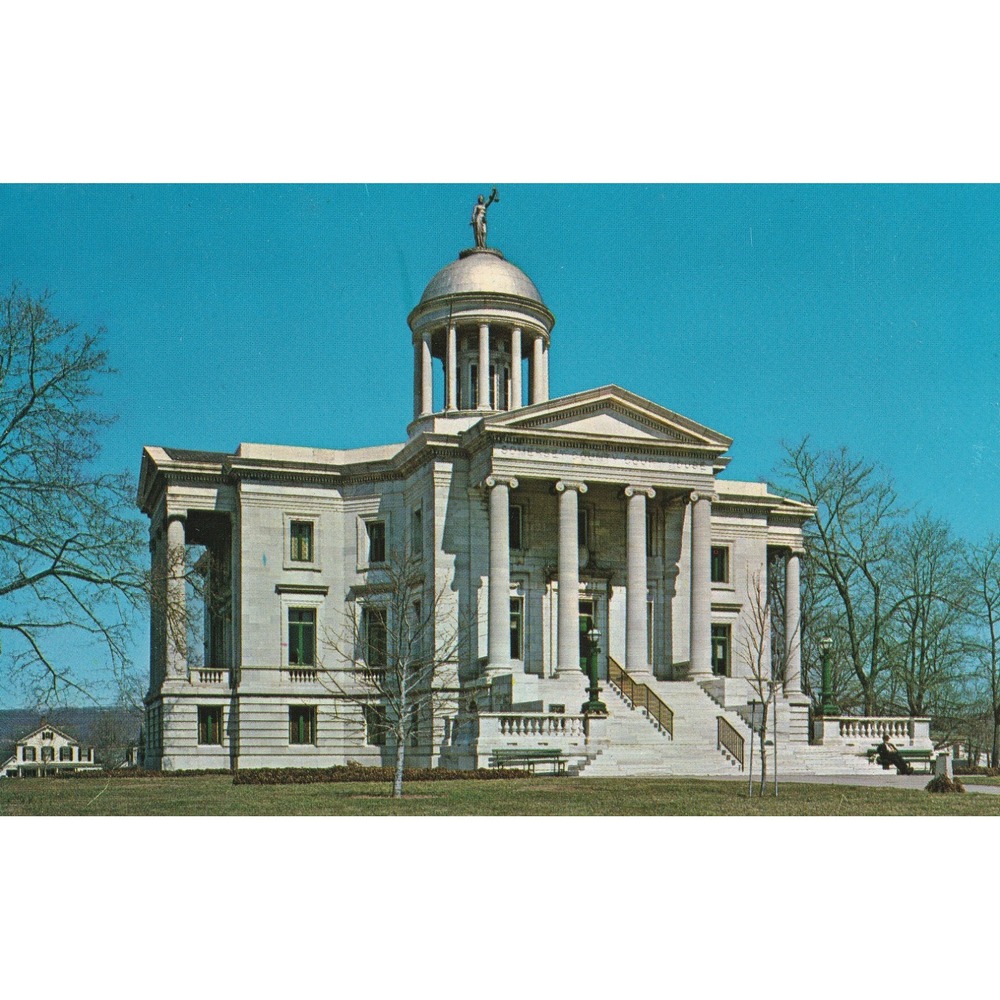 1965 Somerset County Court House Somerville NJ Postcard Historic Civic Chrome